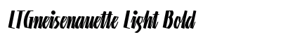 LTGneisenauette Light Bold preview