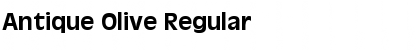 Antique Olive Regular Font