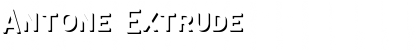 Antone Extrude Font