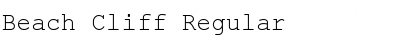 Beach Cliff Regular Font