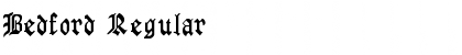 Bedford Regular Font