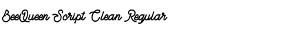 Download BeeQueen Script Clean Font