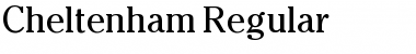 Cheltenham Regular Font