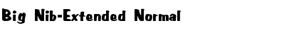 Big Nib-Extended Normal Font