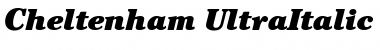 Cheltenham UltraItalic Font