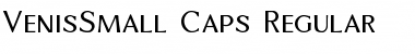 Download VenisSmall Caps Regular Font