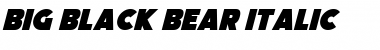 Download Big Black Bear Font