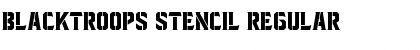 Download Blacktroops Stencil Font