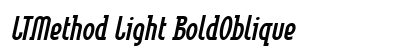 LTMethod Light BoldOblique Preview