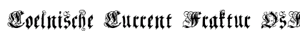 Coelnische Current Fraktur OsF Regular preview