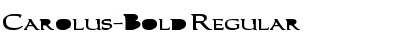 Download Carolus-Bold Font Download Carolus-Bold Font