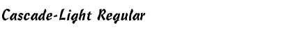 Download Cascade-Light Font Download Cascade-Light Font