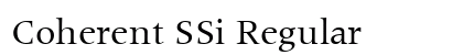 Coherent SSi Regular preview
