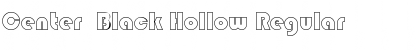 Download Center Black Hollow Font Download Center Black Hollow Font