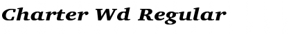 Charter Wd Regular Font