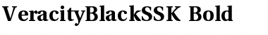 VeracityBlackSSK Bold Font