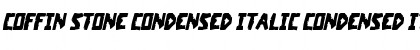 Download Coffin Stone Condensed Italic Font Download Coffin Stone Condensed Italic Font