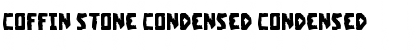 Download Coffin Stone Condensed Font Download Coffin Stone Condensed Font