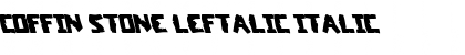 Download Coffin Stone Leftalic Font Download Coffin Stone Leftalic Font