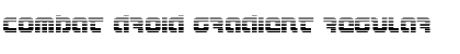 Download Combat Droid Gradient Font