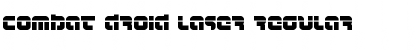 Download Combat Droid Laser Font