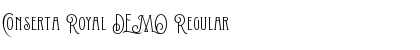 Conserta Royal DEMO Regular Font