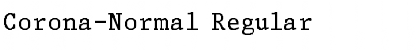 Download Corona-Normal Font