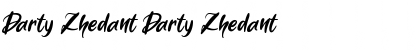 Download Darty Zhedant Font