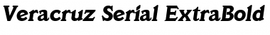 Veracruz-Serial-ExtraBold RegularItalic Font