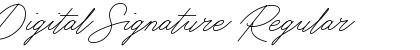 Download Digital Signature Font