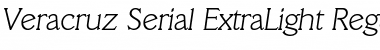 Download Veracruz-Serial-ExtraLight Font