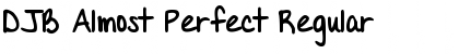 Download DJB Almost Perfect Font