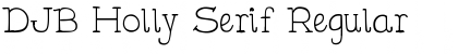 Download DJB Holly Serif Font