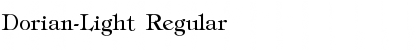 Download Dorian-Light Font