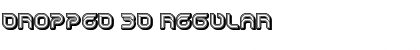 Dropped 3D Font