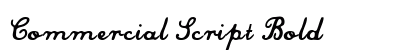 Commercial Script Bold preview