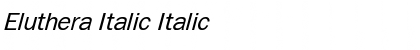 Eluthera Italic Italic Font