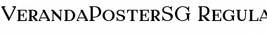 VerandaPosterSG Regular Font