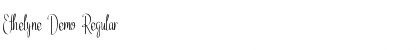 Ethelyne Demo Regular Font
