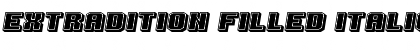 Download Extradition Filled Font Download Extradition Filled Font