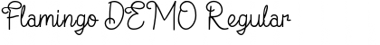 Flamingo DEMO Regular Font