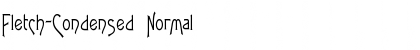 Fletch-Condensed Normal Font