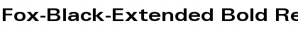 Fox-Black-Extended Bold Regular Font