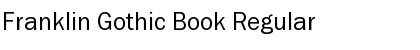 Franklin Gothic Book Regular Font Franklin Gothic Book Regular Font