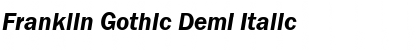 Download Franklin Gothic Demi Font