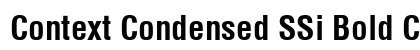Context Condensed SSi Bold Condensed Preview