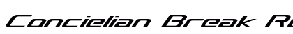 Concielian Break Regular preview