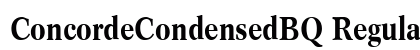 ConcordeCondensedBQ Regular preview