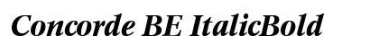 Concorde BE ItalicBold Preview
