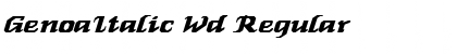 Download GenoaItalic Wd Font Download GenoaItalic Wd Font